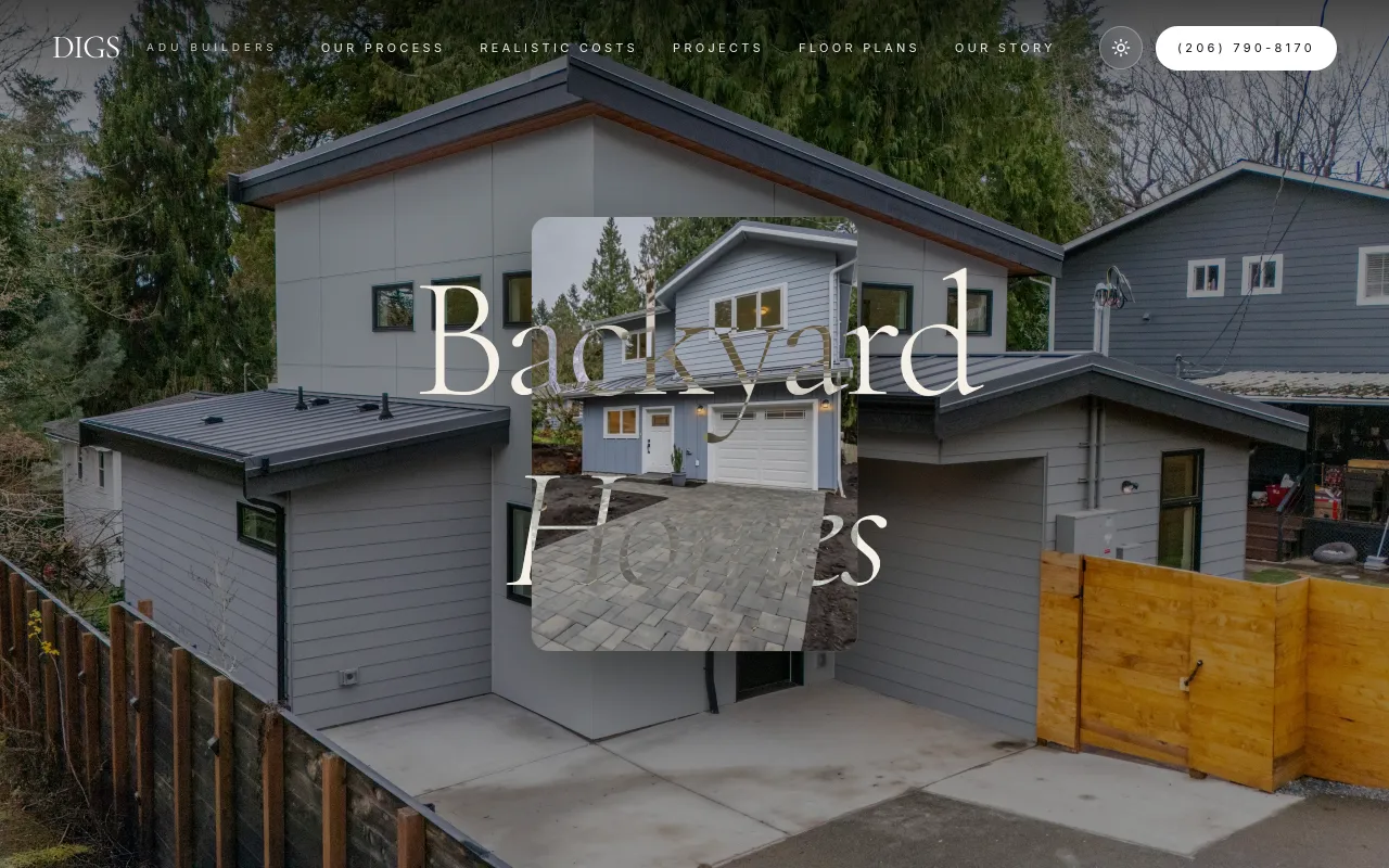 Diggs Builders — website by Unifictional