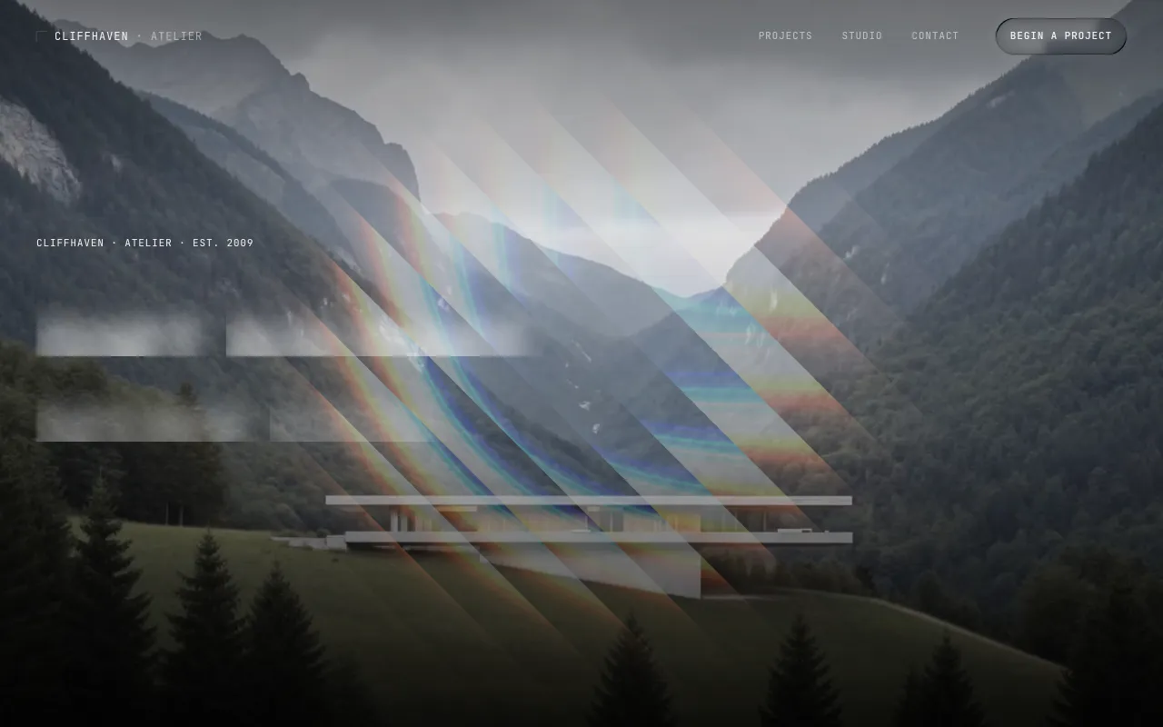 Fall Line House — website by Unifictional